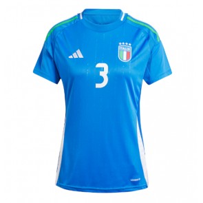 Italien Federico Dimarco #3 Hjemmebanetrøje Dame EM 2024 Kortærmet